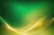 Elegant and beautiful abstract wave wallpaper in green and gold color - Trendy background for luxurious green color enthusiasts