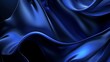   A close-up of a blue cloth on a black background