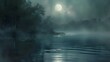 Moonlit Mystique on the River./n