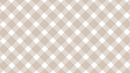 Diagonal light brown checkered in the white background