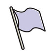 isolated flag icon 
