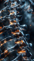 Poster - Hyper Detailed Fluoroscopic Fractal Rendering with Prime Effects and Cinematic Aesthetics