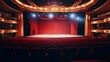 Onboard the cruise ship, a theater serves as a maritime entertainment venue, providing passengers with a variety of shows and performances.
