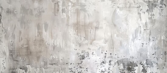 Poster - A wall showing a combination of white and black paint colors applied side by side