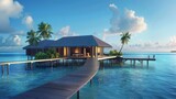 Fototapeta Most - The Natural Beauty Surrounding Maldives