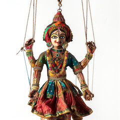 Poster - Traditional Indian puppet, emphasizing the artistry and cultural significance