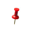 © shabbir - Red push pin isolated on transparent background.