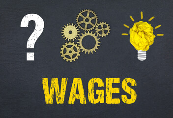 Wall Mural - Wages	