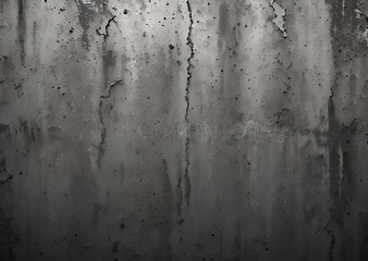 Grunge metal wall texture background, suitable for Halloween theme background, old cracks in cement, dusty old film effect texture, horror concrete imitation facade wall, generative AI