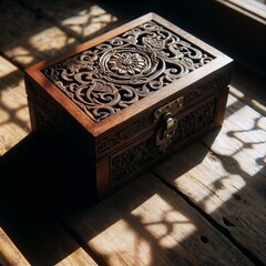 vintage wooden box