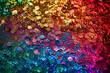 Rainbow color glitters texture pattern for background