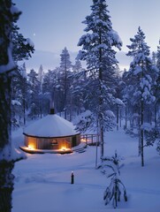 Wall Mural - winter landscape in the mountains