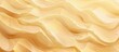 An artistic swirl of whipped cream, a staple ingredient in dessert cuisine, on top of a peach dish, creating a beautiful pattern resembling a landscape in wood art