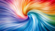 Vibrant Rainbow Swirl Abstract Background with Fluid Colors