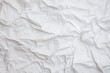 3d crumpled white paper texture 