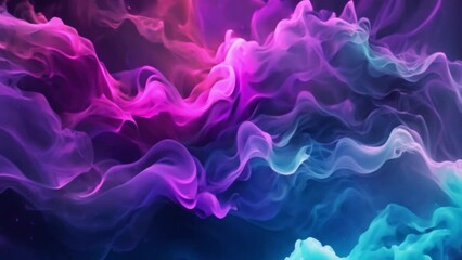 Poster - Abstract Background Featuring Blue, Pink, and Purple Colors