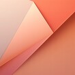Peach abstract color paper geometry composition background with blank copy space for design geometric pattern 