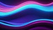 Big Neon Wave. colorful neon line wave glowing in dark, modern simple wallpaper, liquid shapes abstract background. Abstract background with color gradient light waves Backgrounds