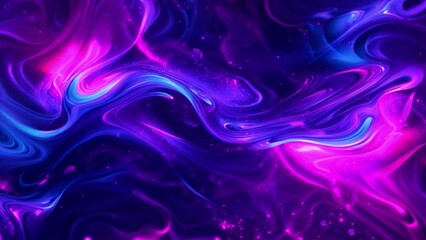 Poster - Colorful Abstract Background With Blue, Pink, and Purple Swirls