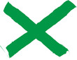Kreuz Symbol auf transparentem Hintergrund
