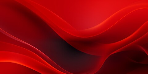 Red fuzz abstract background, in the style of abstraction creation, stimwave, precisionist lines with copy space wave wavy curve fluid design 