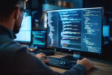 software developer for high-power computing a software developer creating applications optimized for