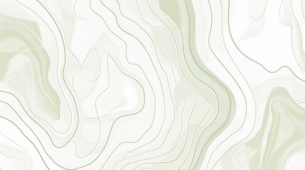 Poster - White background with a repetitive wavy pattern design