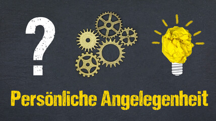 Poster - Persönliche Angelegenheit	