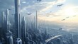 Skyline of Tomorrow: Advanced Urban Living./n
