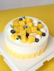 Wall Mural - cake with fruits