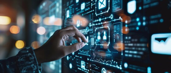 Poster - Business people are using SEO tools to boost visibility, attract organic traffic, and dominate search engine rankings with innovative digital marketing techniques.