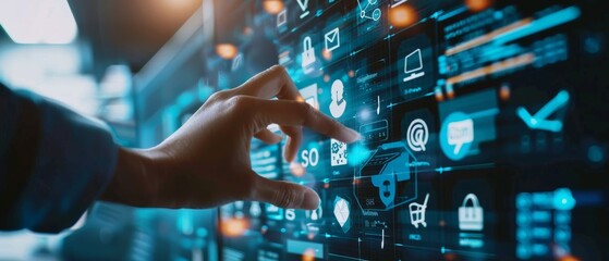 Poster - With SEO tools, business people can increase visibility, attract organic traffic, and dominate search engine rankings through strategic optimization. This is digital marketing.