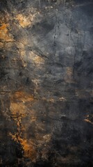 Wall Mural - Abstract dark background with golden veins