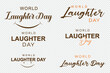 World Laughter Day, World Laughter Day text, World Smile Day, banner, poster, World Emoji Day, Social Media Template | Vector World laughter Day post | Happy World Laughter Day, flat illustration.
