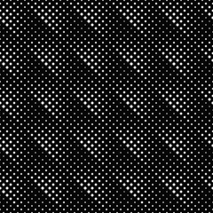 Poster - Geometrical seamless curved star pattern background design - abstract monochrome vector graphic