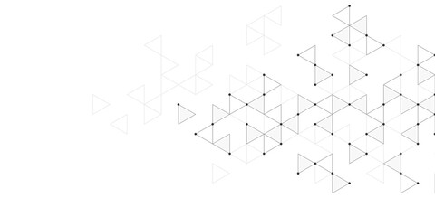 Poster - Abstract background with a geometric pattern of triangle shapes. Graphic design element