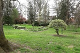 Fototapeta Do pokoju - Le jardin Emmanuel Chabrier, parc public, ville de Ambert, département du Puy de Dôme, France