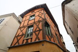 Fototapeta Do pokoju - Bâtiment typique, vu de l'extérieur, ville de Ambert, département du Puy de Dôme, France