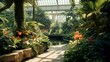 A photo of a botanical garden for biology studies.