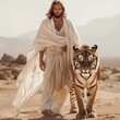 Jesus and king tiger
