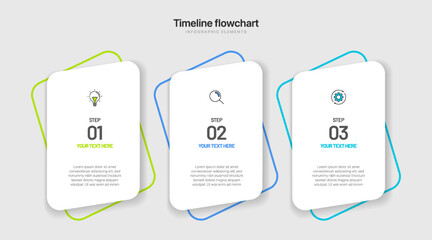 Poster - Timeline infographic design with options or steps. Infographics for business concept. Can be used for presentations workflow layout, banner, process, diagram, flow chart, info graph, annual report.