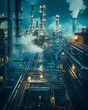 Vortex Energy Plant, SciFi, Industrial Photography, Futuristic Power Station Environment , sci-fi tone