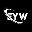 EYW logo. EYW letter. EYW letter logo design. Initials EYW logo linked with circle and uppercase monogram logo. EYW typography for technology, business and real estate brand.
