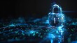 © Pandora arts - Cyber Security Data Protection Business Privacy concept. 3d Electronic Background AI generated