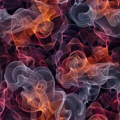 Poster - Image of thick smoke in the air, suitable for illustrating air pollution or environmental issues