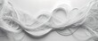 White 3D fashion textile material art design, AI generated