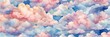 Clouds widescreen banner