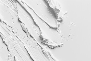 Aufkleber - Close up of white paint on a surface, suitable for design projects