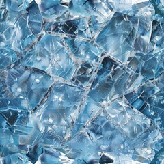 Aufkleber - Close up view of broken glass, suitable for crime scene or safety concept
