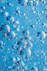 Poster - Colorful bubbles floating in the air, perfect for adding a whimsical touch to any project